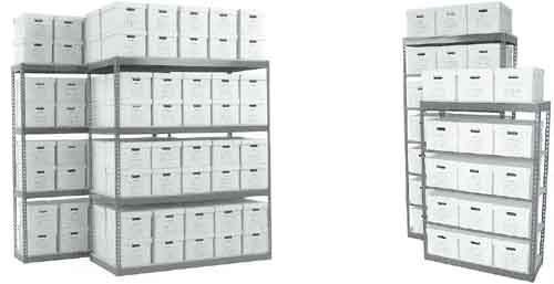 Archival Shelving Box Storage, File Box Shelving
